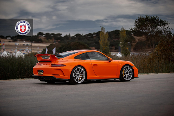 Фото дисков HRE RC104 Сатиновый лак на Porsche 911 VII