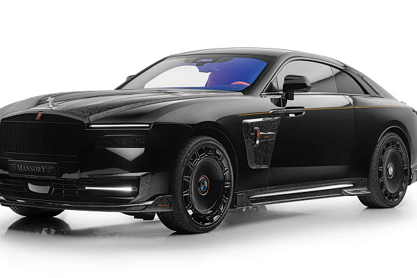 Фото дисков Mansory FD.15 Черный глянец на Rolls-Royce Spectre