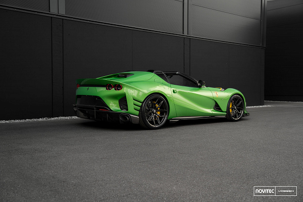 Фото дисков NOVITEC NF11 Черный глянец на Ferrari 812