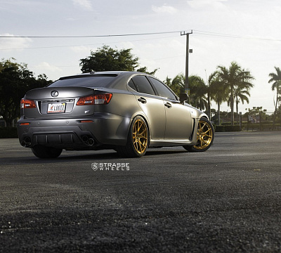 Фото дисков Strasse Wheels SM5R Deep Concave Monoblock на Lexus IS II