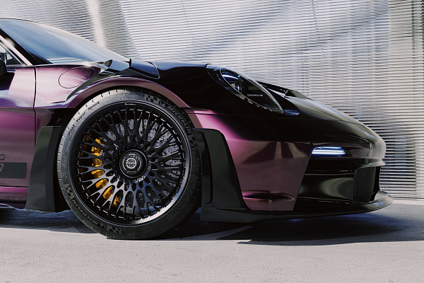 Фото дисков Brixton Forged TR20 Черный сатин на Porsche 911 VIII