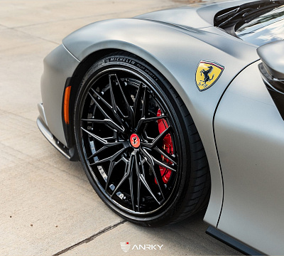 Фото дисков Anrky S3-X1 на Ferrari SF90