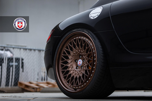 Фото дисков HRE 501 Сатиновая бронза на Mercedes-Benz SLS AMG