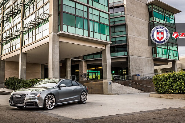 Фото дисков HRE P101 Сатиновый тонированный лак на Audi A/S/RS 5 (8T)