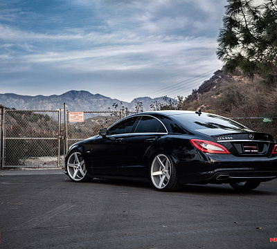 Фото дисков Vossen CV3 на Mercedes-Benz CLS (C218)