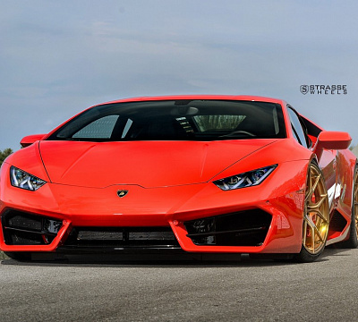 Фото дисков Strasse Wheels SM5R Deep Concave Monoblock на Lamborghini Huracan