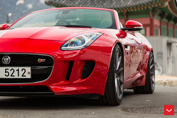 Фото дисков Vossen VFS-1 Глянцевый графит на Jaguar F-Type