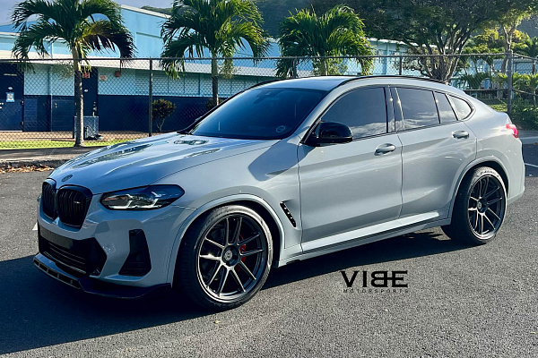 Фото дисков HRE RC104 Сатиновый графит на BMW X4/X4 M (G02/F98)