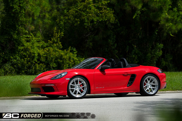 Фото дисков BC Forged HCA381 Глянцевый лак на Porsche Boxster III