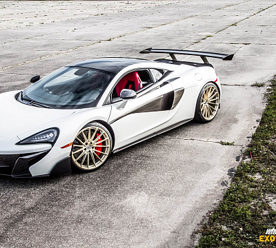 Фото дисков HRE P103 на McLaren 570S