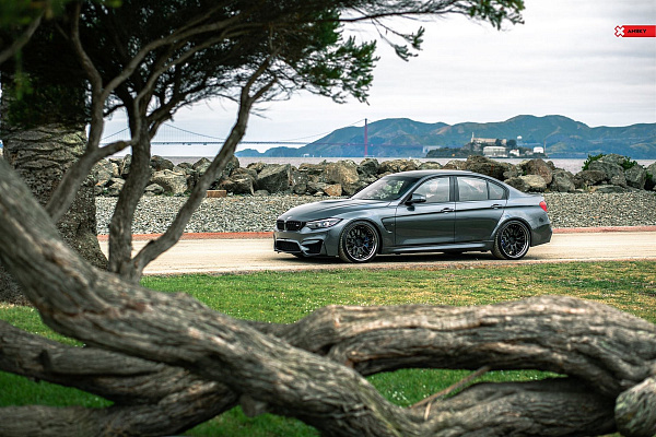 Фото дисков Anrky RS1 Черный сатин на BMW 3/M3 (F3x/F80)