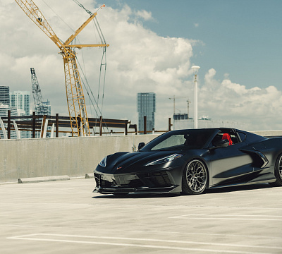 Фото дисков Vossen S17-01 (3-Piece) на Chevrolet Corvette C8