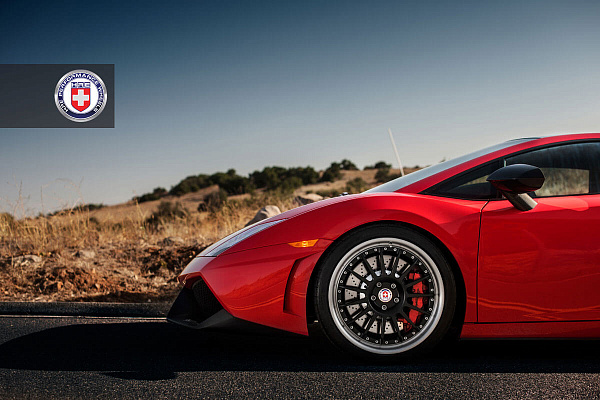 Фото дисков HRE C109 Черный сатин на Lamborghini Gallardo