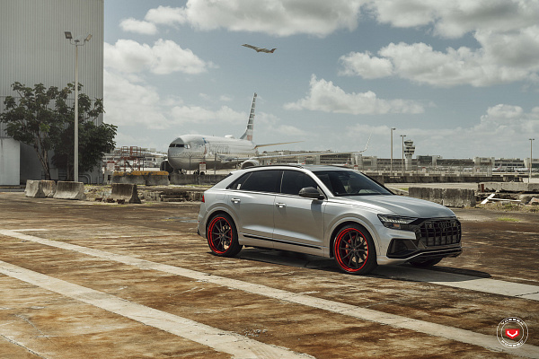 Фото дисков Vossen M-X2 (3-Piece) Черный сатин на Audi Q8