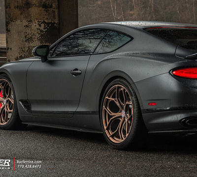 Фото дисков HRE P111SC на Bentley Continental GT III