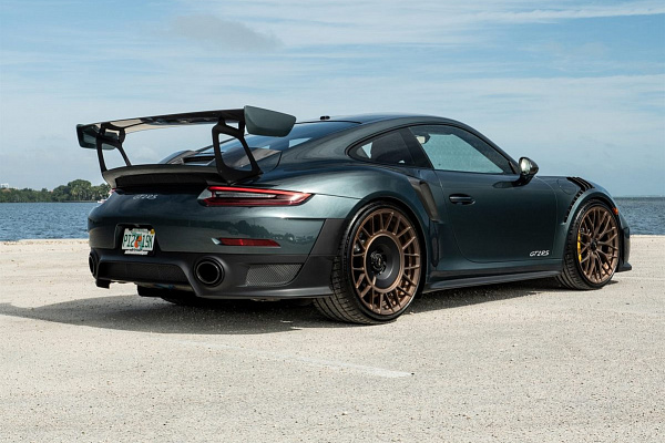 Фото дисков Anrky AN20 Aerosport Сатиновая бронза на Porsche 911 VII
