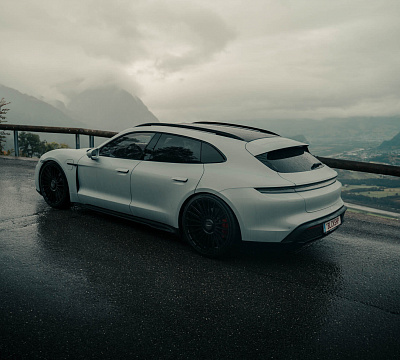 Фото дисков Vossen HF-8 на Porsche Taycan I