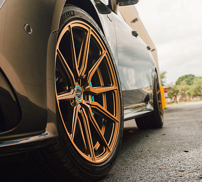 Фото дисков Vossen HF-3 на Mercedes-Benz CLS (C257)