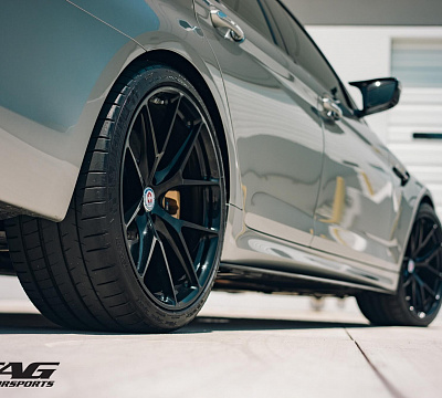 Фото дисков HRE P101 на BMW 5/M5 (G30/F90)