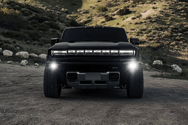 Фото дисков Brixton Forged BX01-M Черный матовый на GMC Hummer EV