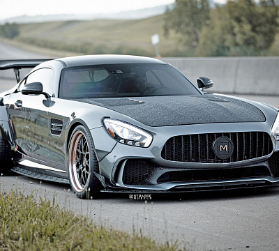Фото дисков Strasse Wheels SV8 Performance на Mercedes-Benz AMG GT I
