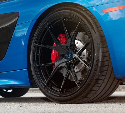 Фото дисков Strasse Wheels SM5R Deep Concave Monoblock на Audi R8 (4S)
