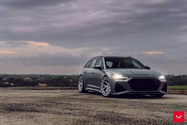 Фото дисков Vossen HFX-1 (5-Lug) Серебро на Audi A/RS 7 (4K)