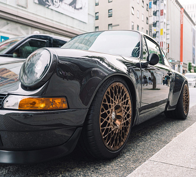 Фото дисков HRE 501M на Porsche 911 III