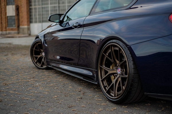 Фото дисков HRE S101 Сатиновая бронза на BMW 4/M4 (F32/F82)