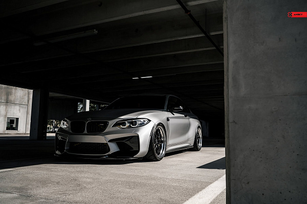 Фото дисков Anrky RS2 Черный сатин на BMW 2/M2 (F22/F87)