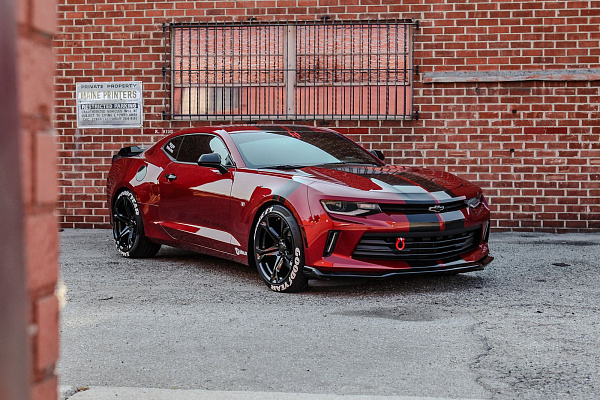 Фото дисков MRR M017 Черный глянец на Chevrolet Camaro VI
