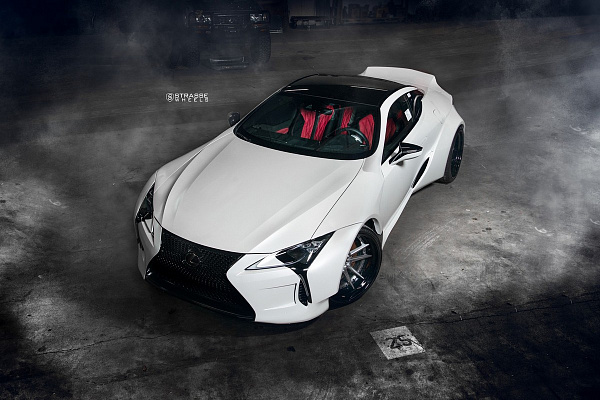 Фото дисков Strasse Wheels SV1 Deep Concave FS Глянцевый лак на Lexus LC 500