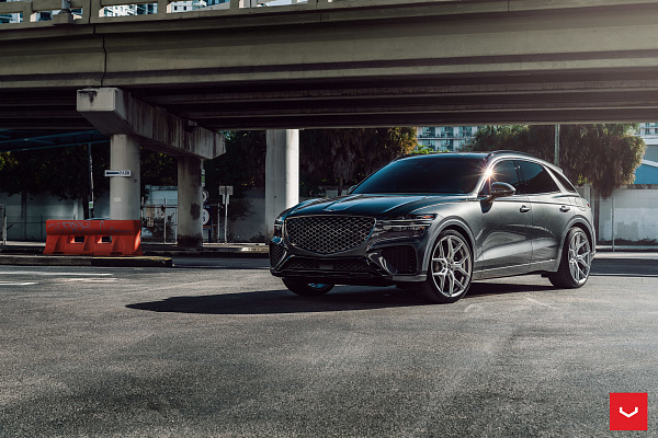 Фото дисков Vossen HF-5 Серебро на Genesis GV70
