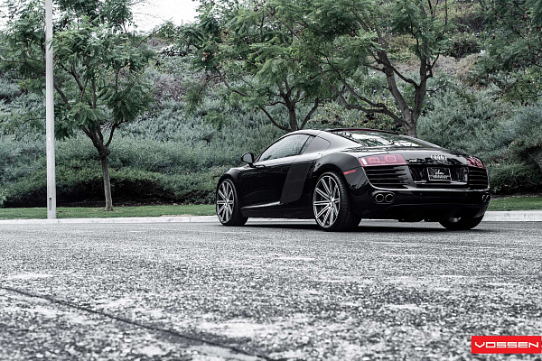 Фото дисков Vossen CV4 Алмазная проточка на Audi R8 (Typ 42)