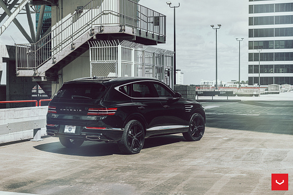 Фото дисков Vossen HF-1 Черный глянец на Genesis GV80
