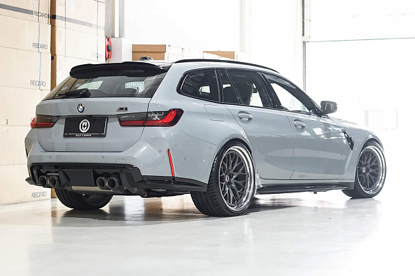 Фото дисков HRE 520 Сатиновый графит на BMW 3/M3 (G2x/G80)