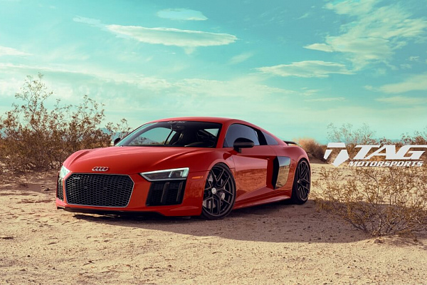 Фото дисков HRE R101 Lightweight Сатиновая бронза на Audi R8 (4S)