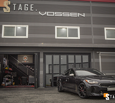 Фото дисков Vossen HF-3 на Kia Stinger