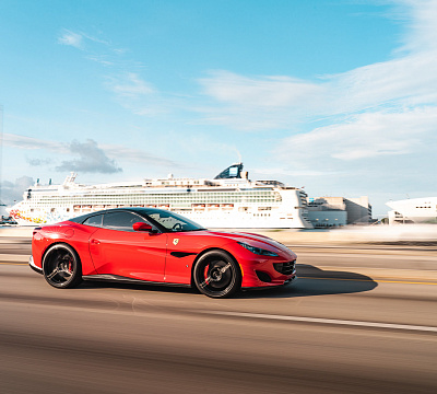 Фото дисков Vossen HF-4T на Ferrari Portofino