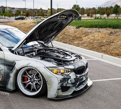 Фото дисков Strasse Wheels SM5R Deep Concave FS на BMW 4/M4 (F32/F82)
