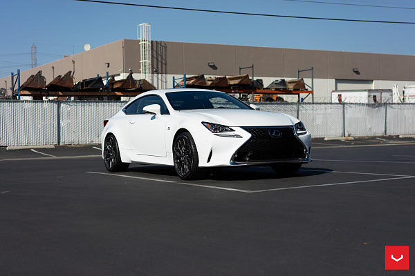 Фото дисков Vossen HF-2 Сатиновый графит на Lexus RC