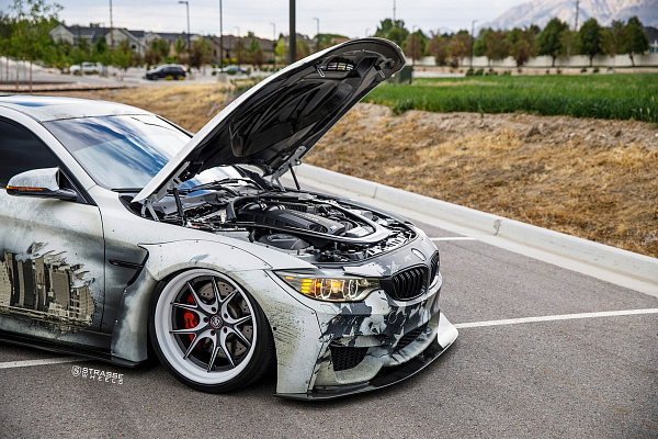 Фото дисков Strasse Wheels SM5R Deep Concave FS Другой цвет на BMW 4/M4 (F32/F82)