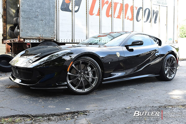 Фото дисков HRE P204 Глянцевый тонированный лак на Ferrari 812