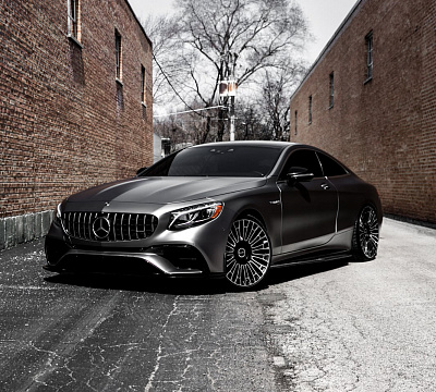 Фото дисков Brixton Forged LX01 на Mercedes-Benz S-Class (W222, C217)