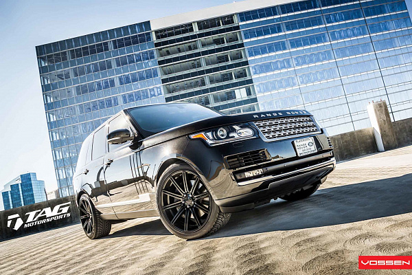 Фото дисков Vossen CV4 Черный глянец на Land Rover Range Rover Sport II