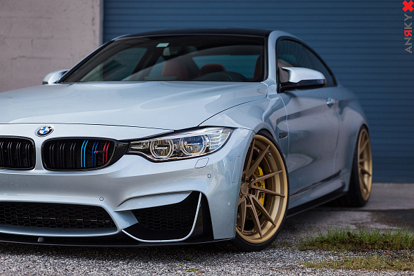 Фото дисков Anrky AN33 Сатиновая бронза на BMW 4/M4 (F32/F82)