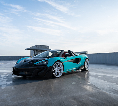 Фото дисков Vossen EVO-3R на McLaren 570S