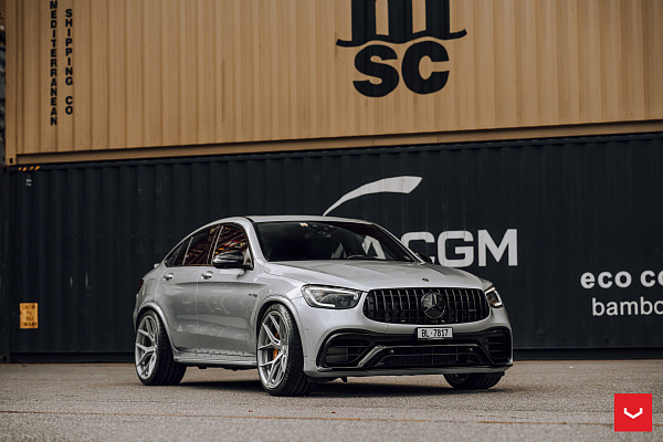 Фото дисков Vossen HF-5 Серебро на Mercedes-Benz GLC (X253, C253)