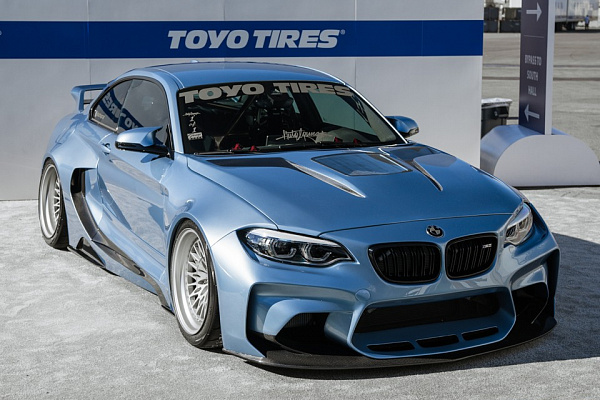 Фото дисков Brixton Forged HS1 Сатиновый лак на BMW 2/M2 (F22/F87)