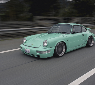 Фото дисков Rotiform LHR на Porsche 911 II